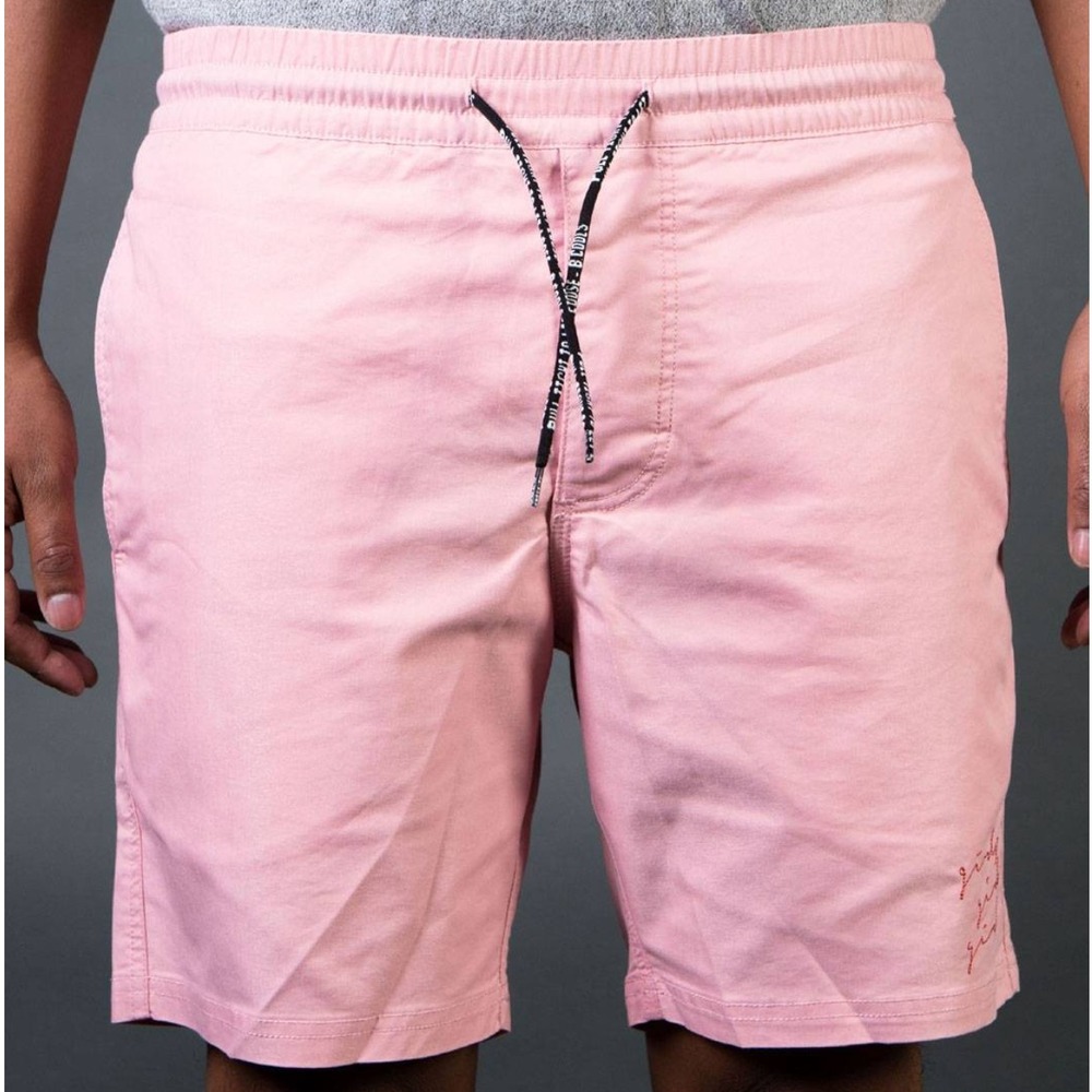 Barney Cools 7" Amphibious Shorts Pink Mens 30 Embroidered leg GIRLS GIRLS GIRLS